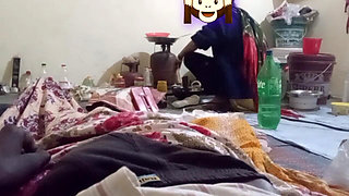 I Was Cooking and the Guy Masturbated Behind My Back. Indian Desi Boy and Mummy