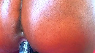 Hot Black Maid Does Some Webcam Black and Ebony