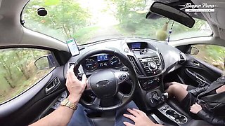 Lascivious Mugur and Julia North at outdoors smut