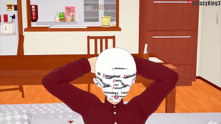 Hot Teacher Rossweisse Invites Me to Her House to Fuck
