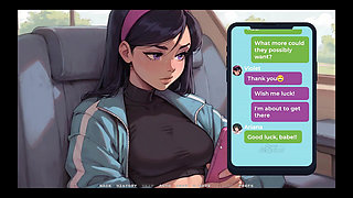 My New Girlfriend [ Taboo Hentai Game ] Ep.34 My GF Do a Sexy Secretary Role Play Photoshoot with a Stranger!