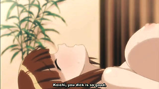 Swinging with two beautiful busty women