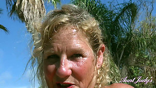 Auntjudys - Your New Pool Lady Mrs. Molly Sucks Your Cock (pov)