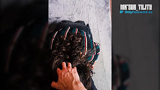 BDSM Sexy Secretary Slave in Pantyhose Tied up Spanked and Tormented by Master Mk