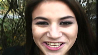 Teenenger Fucked in the Park and Squirted in Mouth