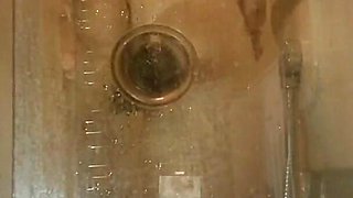 Wife Fucks Herself in the Shower
