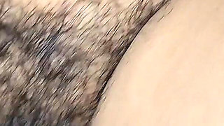 Stepmom Giving Foot Job Then Fucking Her Hairy Pussy