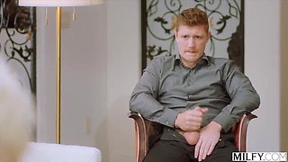 Demanding MILF Boss Charli Coerces Assistant to Fierce Fucking