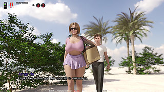 Milfheim 11 Bored with Husband, Hot MILF Amanda Lets Steven Give Her a Lewd Massage at the Beach