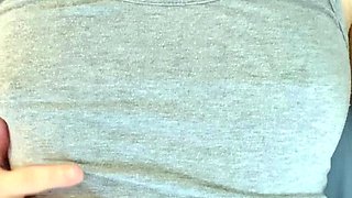 Amateur real small titted party teen slammed in gym class