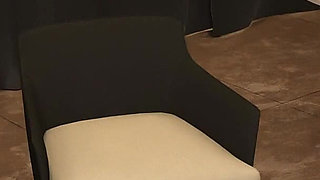 Surprise for My Wife: Cuck Hubby Sits on the Cuck Chair and Watches His Wife Sucking Two Big Black Cocks in the Hotel Room Ep 8