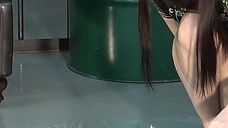 Female Boss of a Dark Organization Gets Pussy Wet While Whipping and Dripping Hot Wax on a Refusing to Confess Investigator
