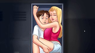 Desi aunty gets steamy in summertime saga episode six