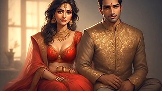 18-year-old anime girl gets down with her older aunty in a wild cartoon fantasy