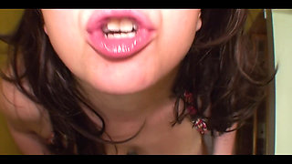 Booth Babe Swallows Again