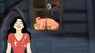 Halloween Hentai Sex: Crazy Fucking at Crystal Lake Camp with Octopussy