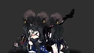 Aradia gangbanged by Goblins test animation version [D-lis]