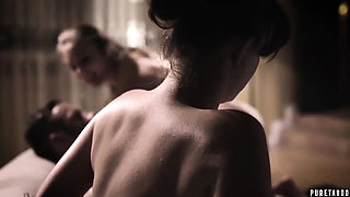 Lena Paul Anal Corruption With Boss Husband In Bedroom