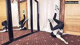 Hottie's stretch girls scene