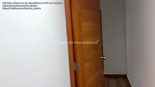 French amateur Maevaa Sinaloa gets her tight pussy filled with cum in Airbnb - creampie and big tits action