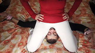 I Intensely Suppress My Slave Under My Pussy! 10 Min! HD!