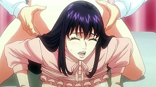 Momoka and Kanade take turns sucking boys cock before sex