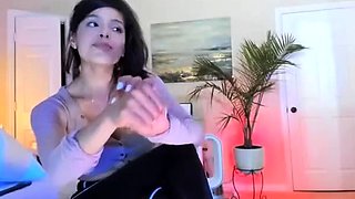 Big boobs webcam slut toys her asshole