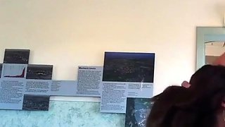 Big-Titted Amateur MILF Flashing in Public