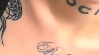 POV: You Were Fixing a Skate, but Your Emo Alt Girl with Big Tits and Tattoos Gave You a Sloppy Head