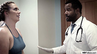 Physician gives anal treatment to his beloved patient Maddy O'Reilly