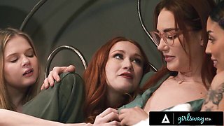Girls Way featuring Vanessa Sky's face fuck video