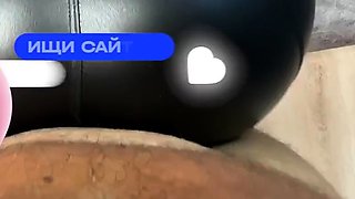 Look at this big ass with a hole in the leather leggings!My