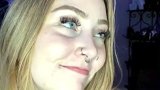 Amateur blond girl with big boobs getting fucked