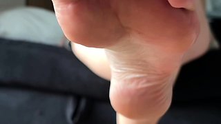 Maitresse Madelines solo foot fetish POV