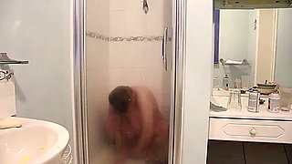 Having A Shower