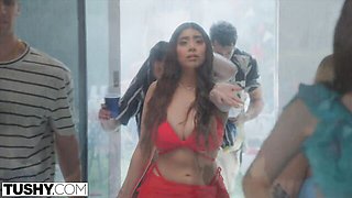 Jessy Jones and Alex Jones's doggystyle action by Tushy