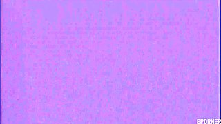 Blonde beauty teases with lonely passionate ecstasy on bed