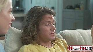 My big penis stepbro wants our twats