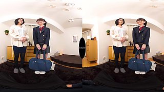 Delightful asian beauty memorable VR clip