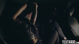 Redhead screwed in a paranormal foursome