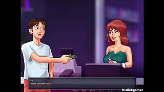 Summertime Saga My Friend Sucks My Dick and Swallows My Cum