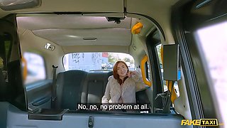 Fake taxi - jumpy passenger is calmed by my hardcore Big Cock in her cunt
