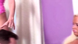 Hot Babe Jordan Pryce Punishes Slave Larissa Dee - Femdom HD