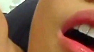 Niya Yu masturbates and sucks black dick with sex toys