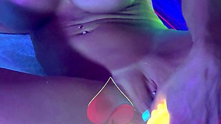 Big boobs milf masturbates with her dildo