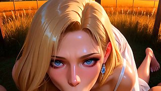 Daughter gets fucked deep in hay and cum on her country face