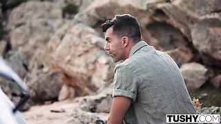 Ass to mouth video with glamorous Marco Bull and Audrey Reid from Tushy