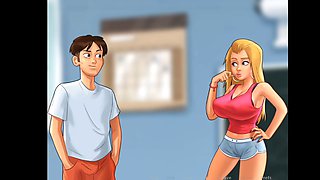 Jenny's big nips in summertime saga gameplay