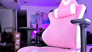 Blonde tranny shemale solo masturbation