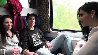 Couples Swapping In A Train Cabin In Czech Republic - Alex Black